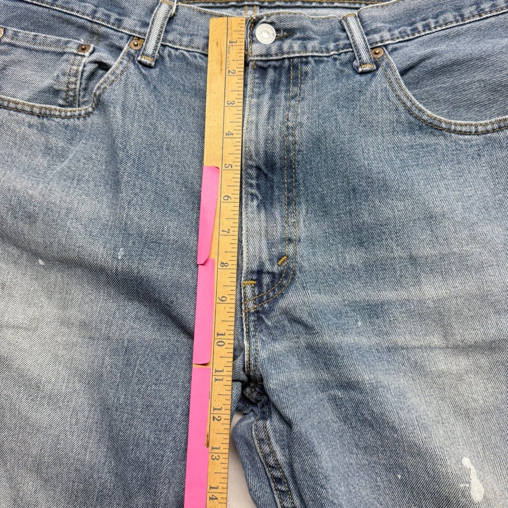 Levi Strauss‎ 550 Relaxed Fit Mens Jeans 38x30 Light Wash Denim - Picture 5 of 9